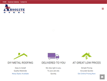 Tablet Screenshot of metalroofingsource.com